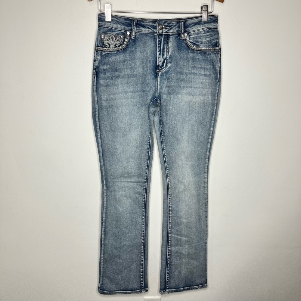 C est. 1846 denim classic fit jeans with pocket bling size 4‎